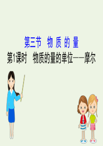 2019-2020年新教材高中化学-2.3.1-物质的量的单位——摩尔课件-新人教版必修1