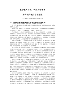 集团化办学总结