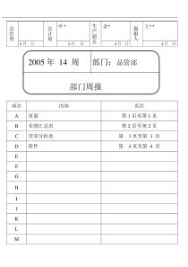 某厂14品管周报表(doc6)(1)