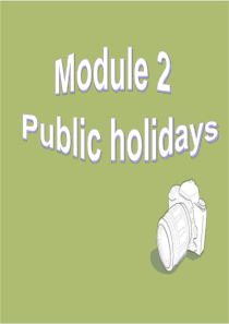 初三英语Module-2-public-holidays-Unit-2课件