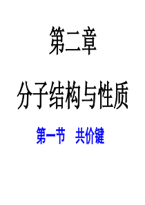 化学选修3共价键人教版