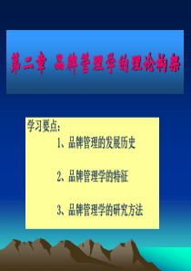 第二章品牌管理学的理论构架