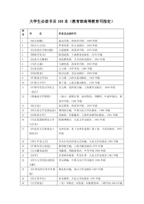 大学生必读书目100本(教育部高等教育司指定)