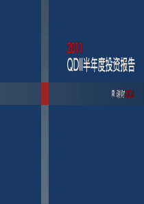 瑞财QDII半年度投资报告