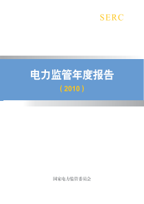 电力监管年度报告XXXX