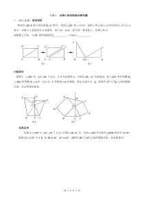 专题七-全等三角形的探究题