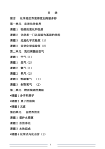 人教版九年级化学上册精品导学案(用)