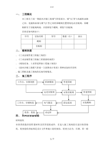 阀门安装施工方案(工程科)