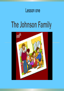 unit-1-The-Johnson-Family