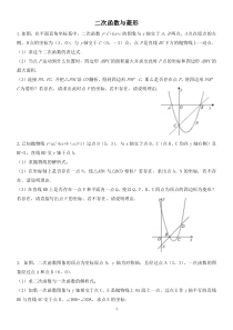 二次函数与菱形的专题