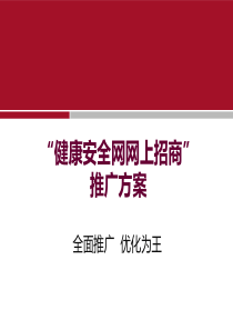 招商项目网络推广方案