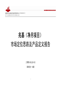 长春兆基净月项目市场定位思路及产品定位报告_261P