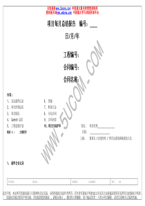 项目每月总结报告(1)