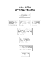 超声科报告审核流程图