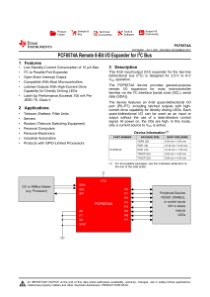 PCF8574中文资料-数据手册-参数