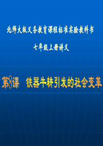 七年级历史铁器牛耕引发的社会变革1