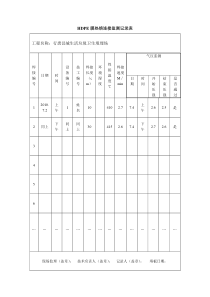 hdpe膜热熔连接检测记录表