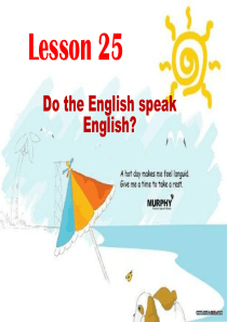 新概念第二册Lesson25