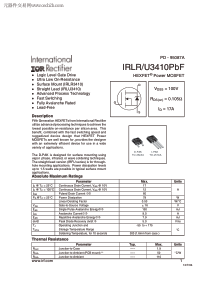 IRLR3410PBF中文资料