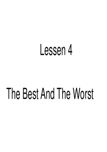 Lesson-4The-best-and-the-worst