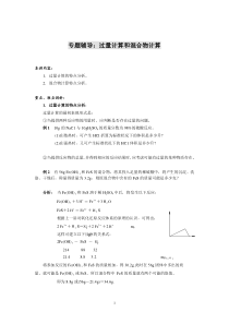 专题辅导：过量计算和混合物计算[1]