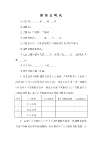 分子公司法定代表人授权系列文件