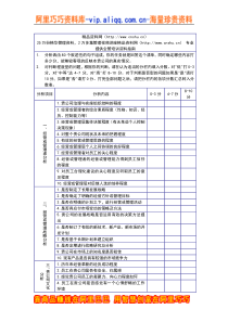 客户公司综合体质自我分析表（DOC 4页）