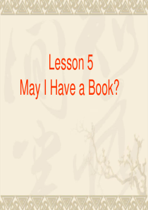 lesson5-May-i-have-a-book