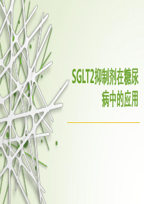 SGLT2抑制剂在糖尿病中的应用