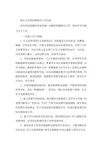 镇中心学校控辍保学工作总结