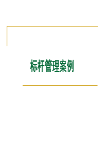 工具之首的标杆管理培训讲义之十标杆管理与一流导