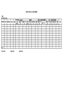 某公司固定资产盘点表