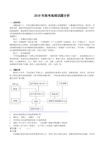 2019年全国卷3高考地理试题分析