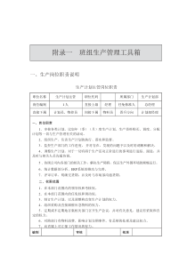 班组管理必备工具箱