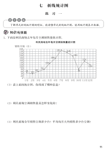 冀教版小学电子数学基本功训练5年级下册第七八单元