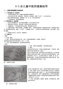 0-6岁儿童中医药管理