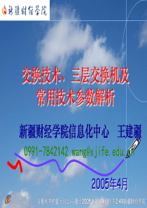 三层交换机常用技术参数解析及核心交换机设备配置