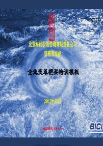 海问--企业变革框架培训