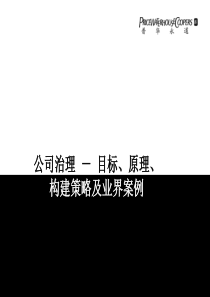 公司治理_-_目标、原理、构建策略及业界案例