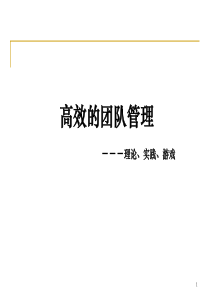 高效的团队管理.ppt