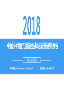 中商产业研究院2018中国乡村振兴旅游业市场前景研究报告20181049页