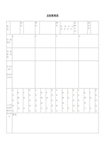 目标管理表