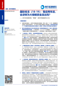 宏观格物系列专题报告之五国际收支1819稳定两年后会逆转为大规模资金流出吗201