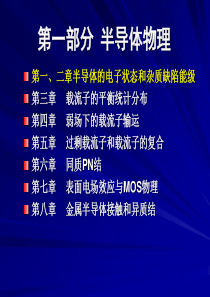 北京邮电大学微电子学基础1-2微学1晶体结构和电子状态