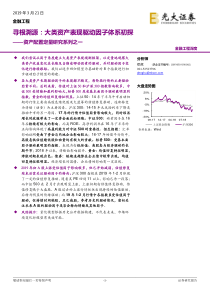 资产配置定量研究系列之一寻根溯源大类资产表现驱动因子体系初探20190321光大证券26页