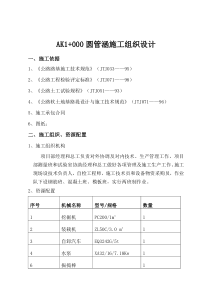 AK5900圆管涵施工组织设计