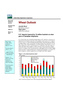 美国农业部USDAWheatOutlook20170313USDA