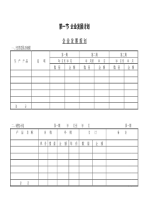 企业发展计划