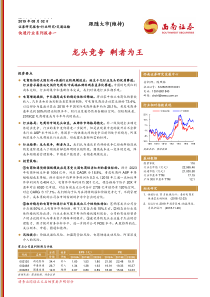 快递行业系列报告一龙头竞争剩者为王201933页