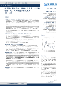 纺织服装行业新冠肺炎影响分析短期冲击显著中长期趋势不改线上流量井喷成亮点